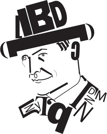 Серия типограмм, посвященных выдающимся людям дизайна и искусства.