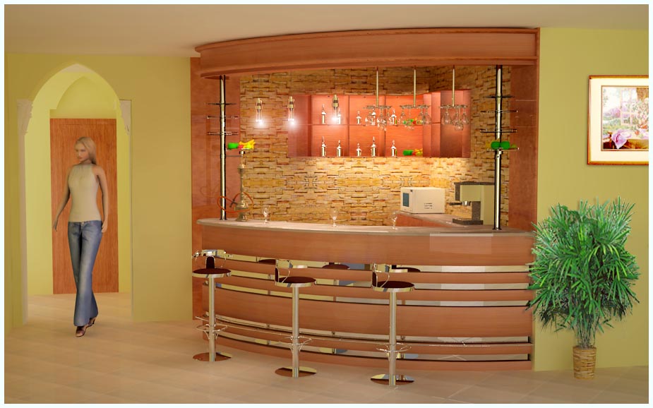 Баркаунтер, разработано в Катаре для заказчика в Кувейт