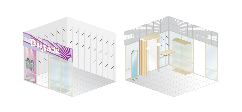 Интерьер и экстерьер "Визаж"