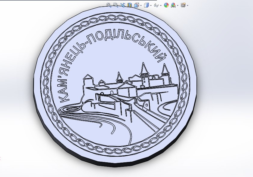 3D модель медали