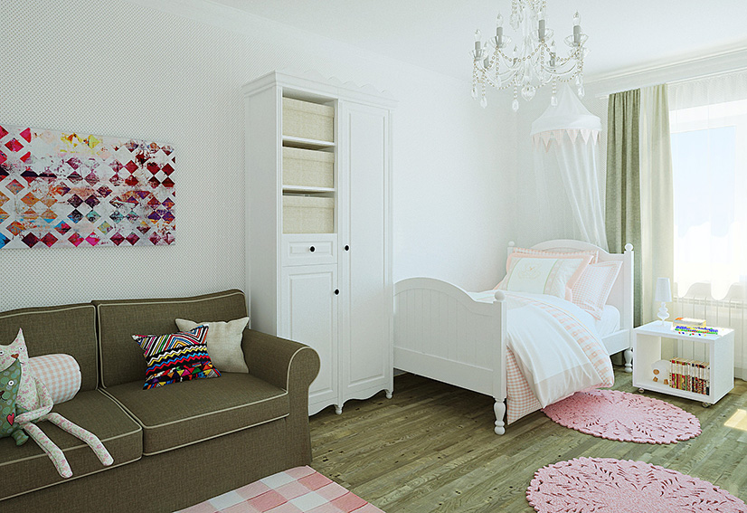 Детская. Дизайн и визуализация