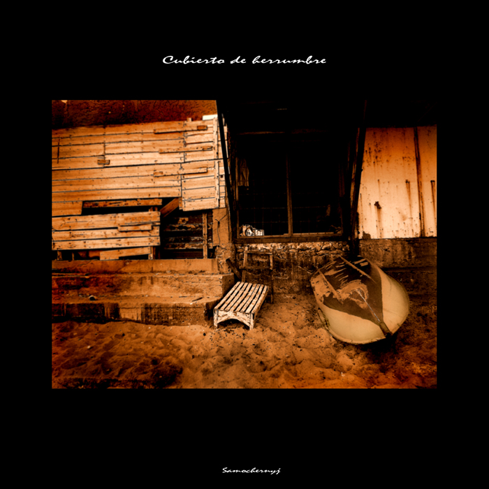 Cubierto de herrumbre