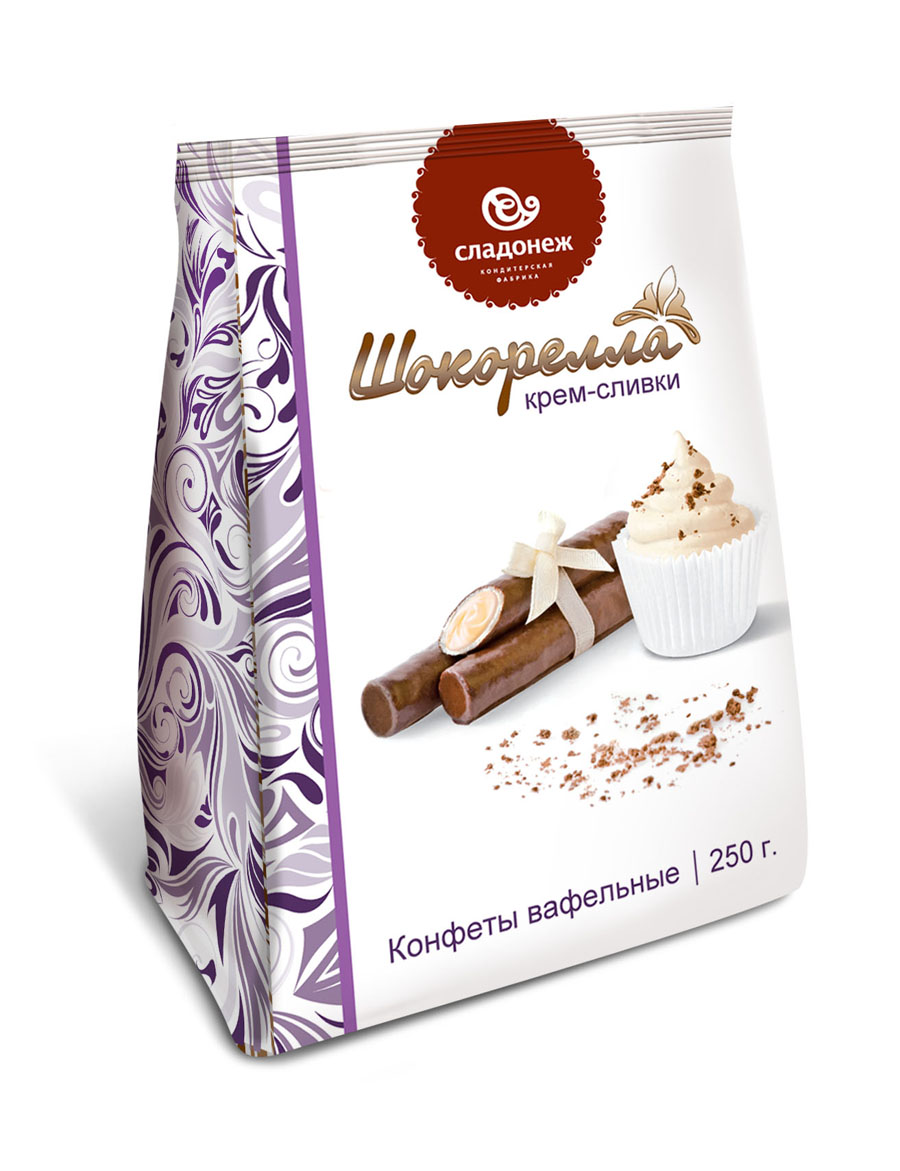 Упаковка для конфет "Шокорелла" крем-сливки