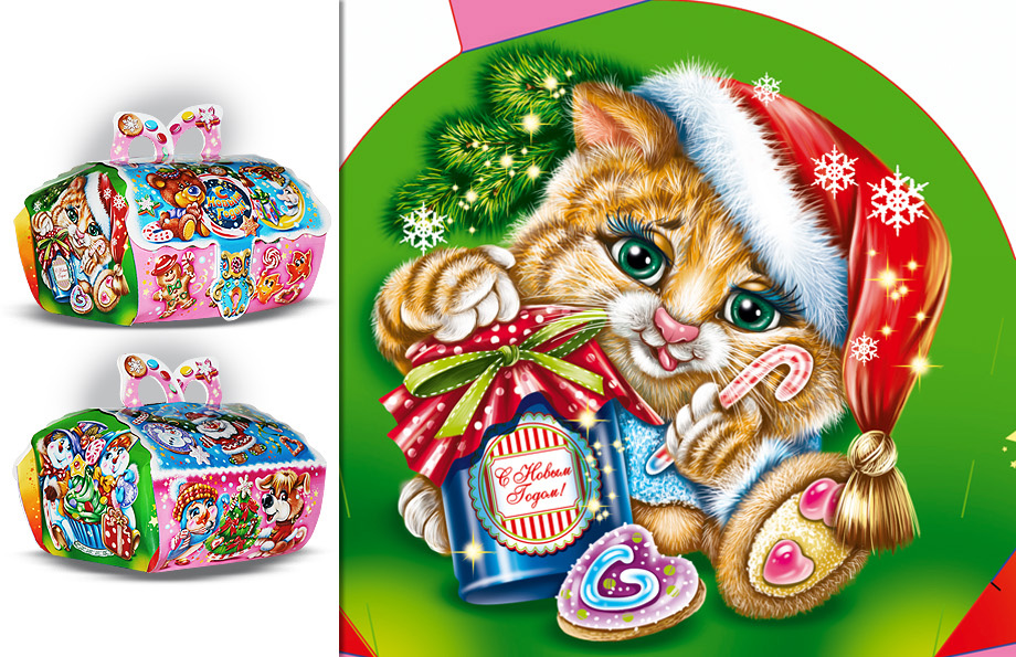 новогодняя упаковка Новогодний сундучок (1)