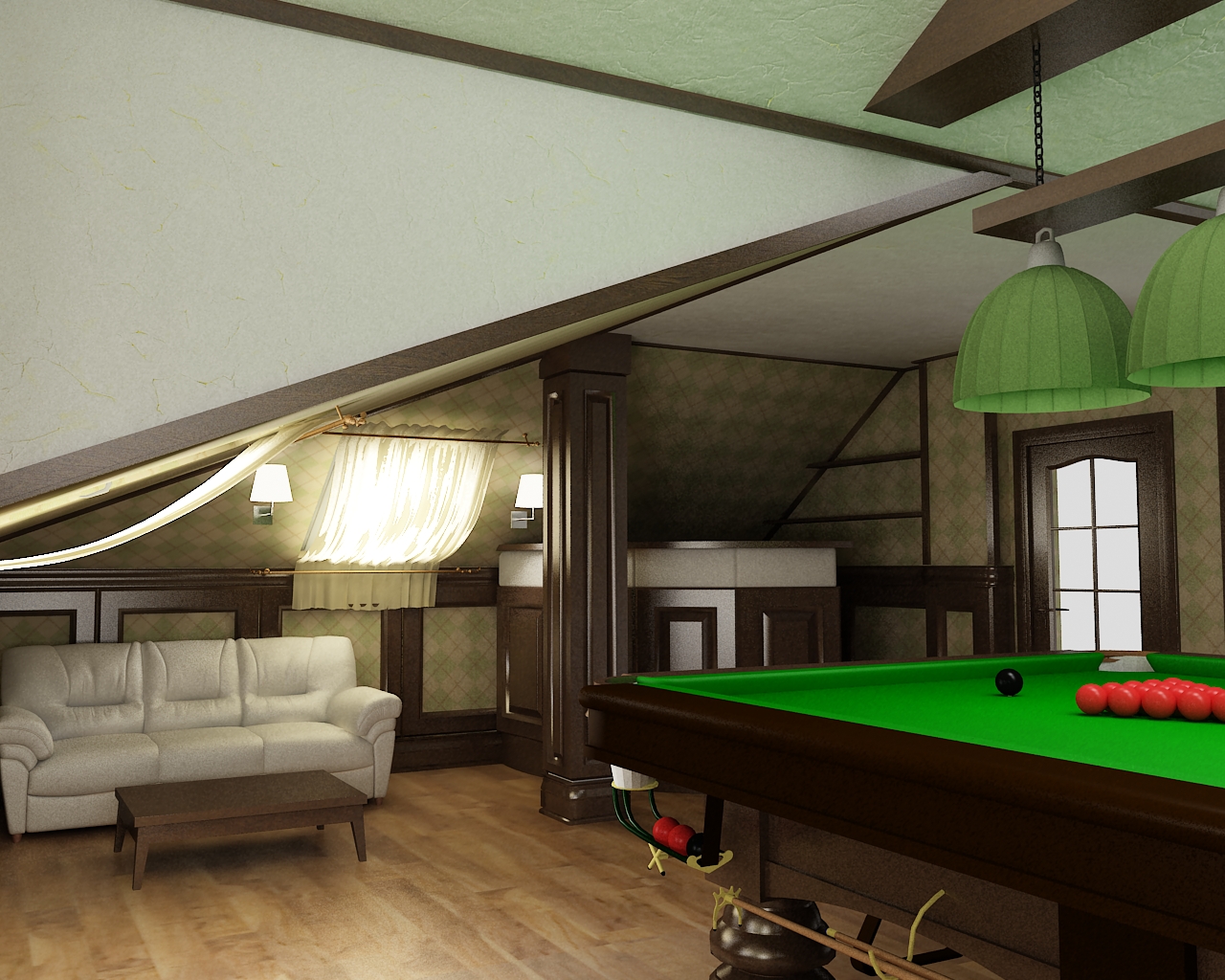 Часный котеджбильярдная3 этаж