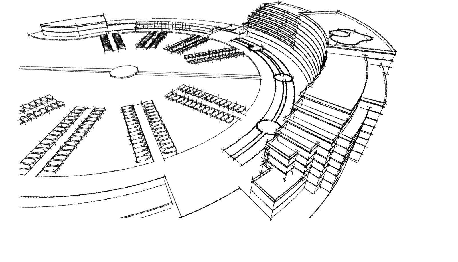 эскиз морского комплекса