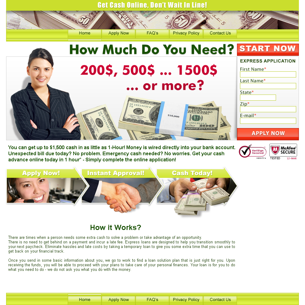 Payday loan