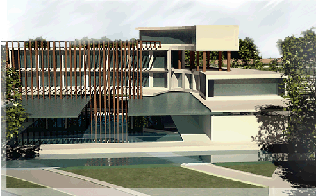 Ескизный проект здания общественного назначения