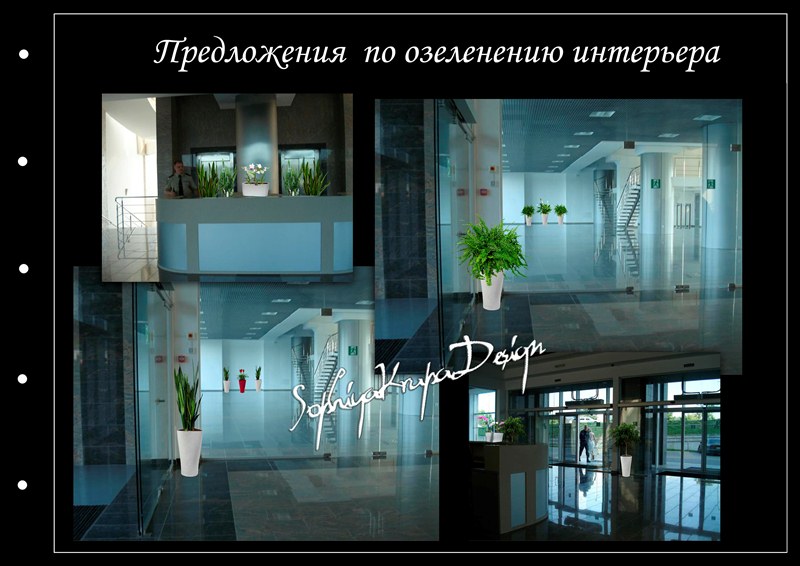 вариан озеленения бизнес центра