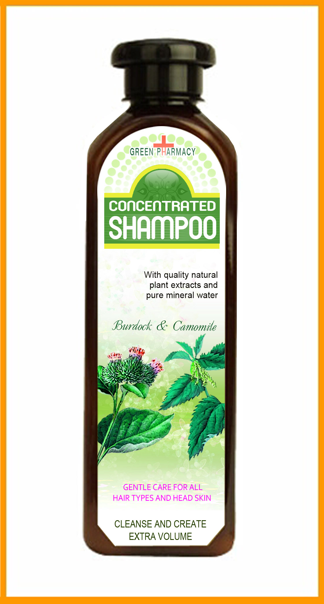 дизайн шампуня, пошедший в работу