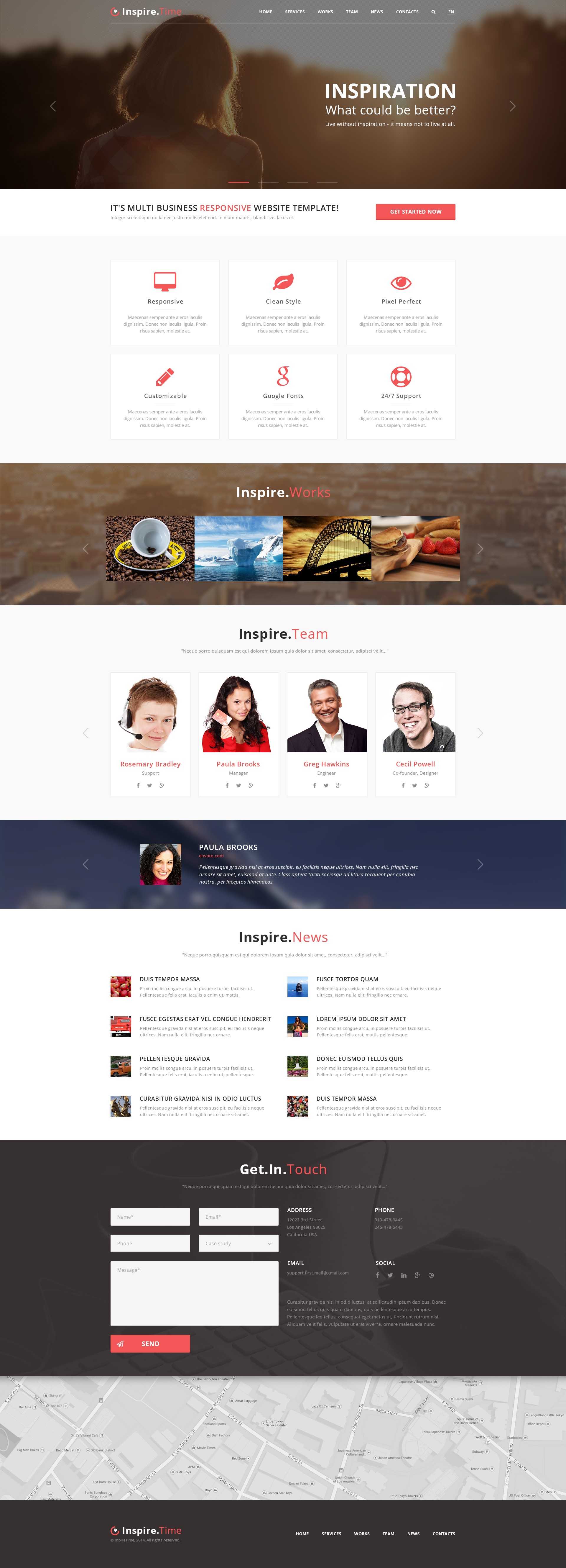 Дизайн бизнес шаблона