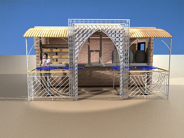 Фирменные павильоны "ШОРО" Эскиз