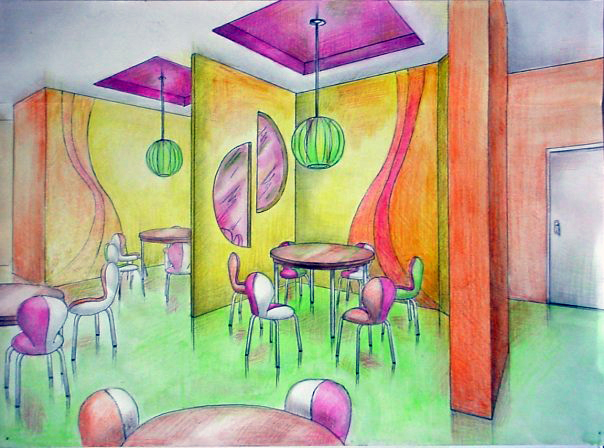 Интерьер кафе-кондитерской