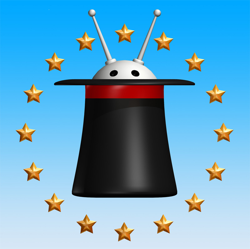 Эмблема первого международного фестиваля "Наука фокусов"