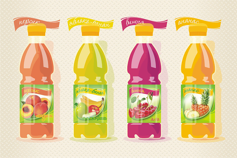 Этикетки напитков "Ресурс" (6). Размещение.