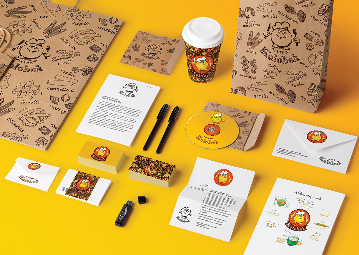 разработка фирменного стиля кафе