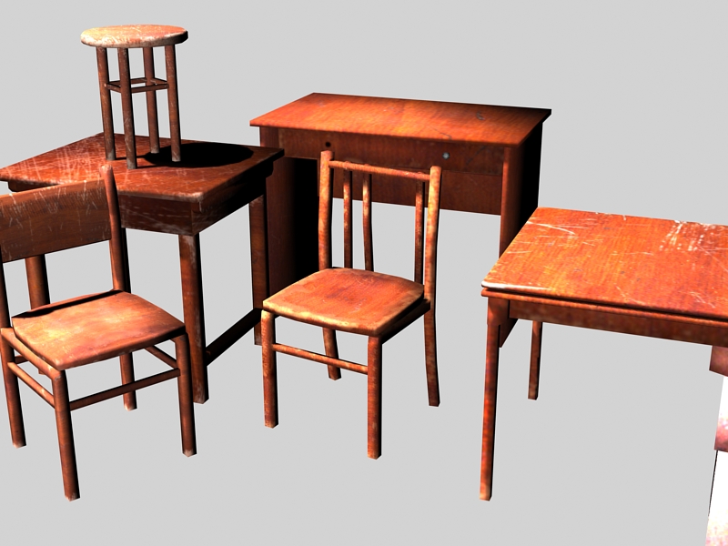 Мебель(low-poly)