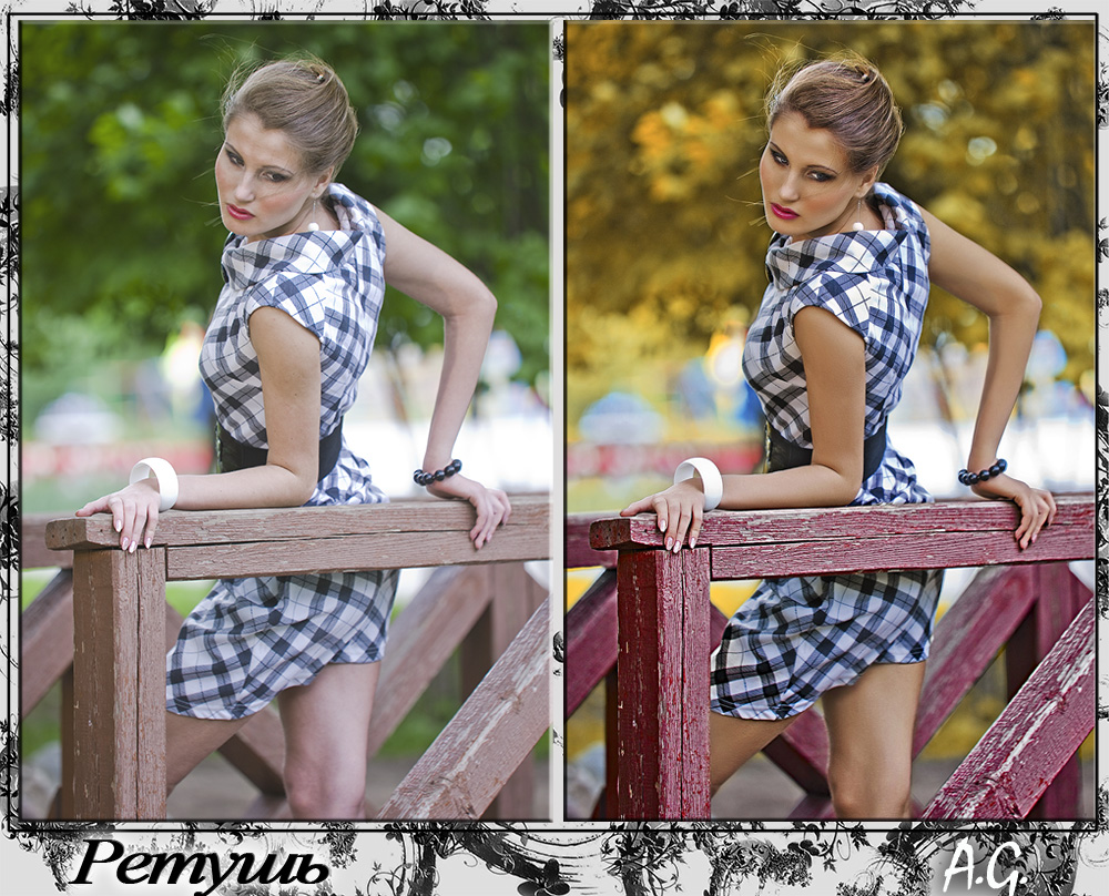 гламурная ретушь 4