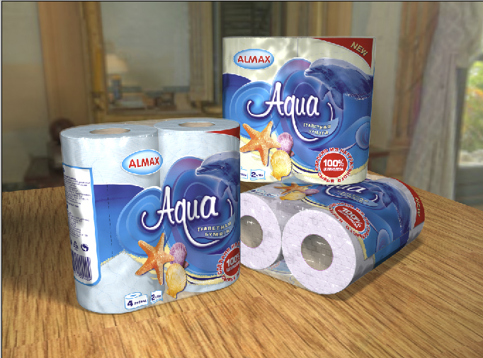 Дизайн для туалетной бумаги:)