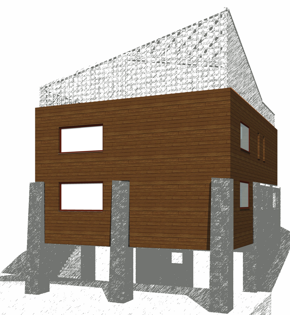 Частный жилой дом "box"