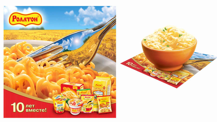 Дизайн подставки под горячее. Проект «10 лет Роллтон»