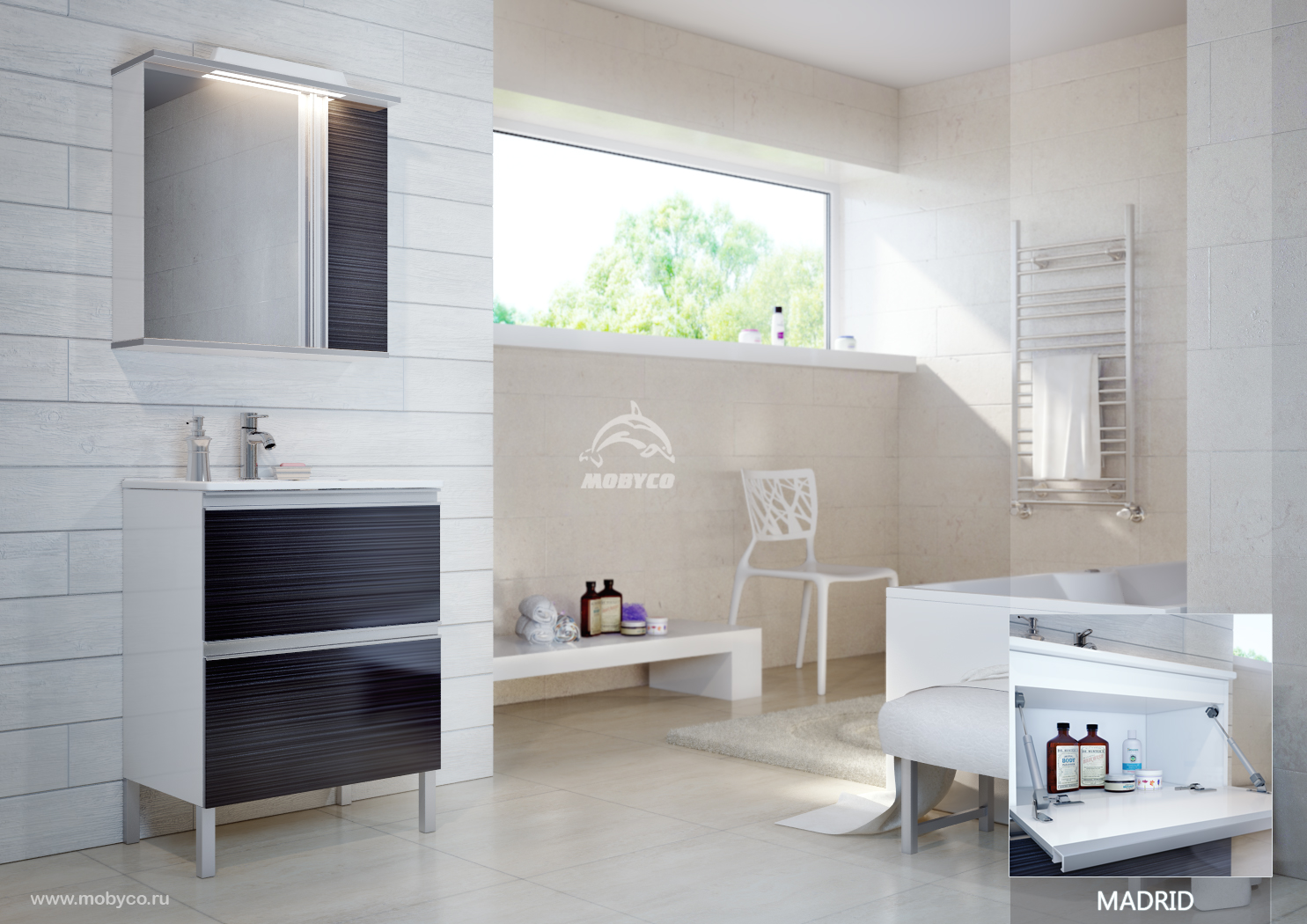 Интерьер санузла для MOBYCO