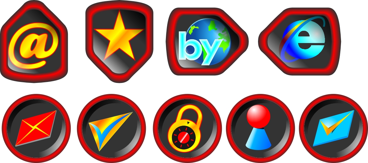 Несколько"кнопок" для оформления сайтов