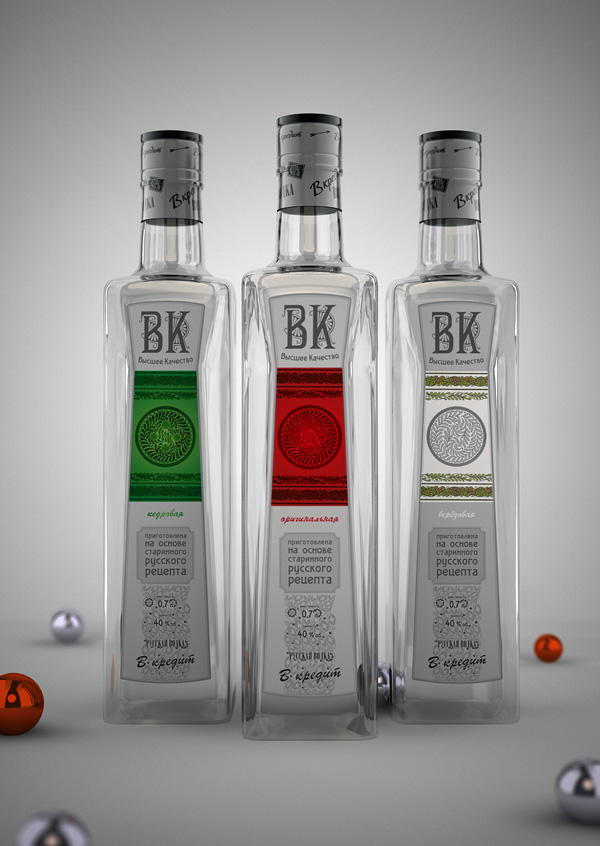 Водочные бутылки