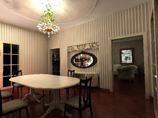 Столовая в английском стиле