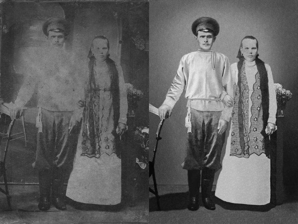 Реставрация старого фото