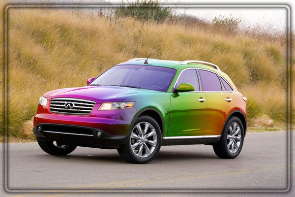 радужное авто)))