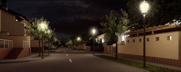 Визуализация котеджного поселка