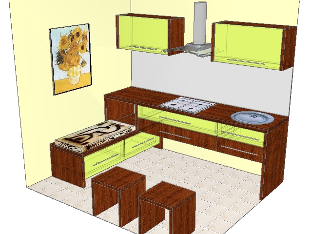 Кухня для маленькой квартиры