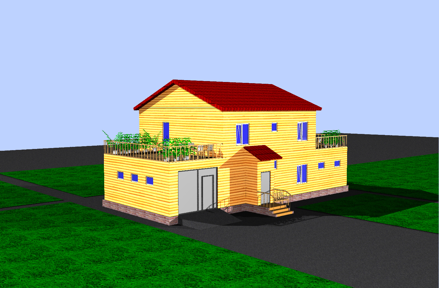 Курсовая работа. Деревянный коттедж