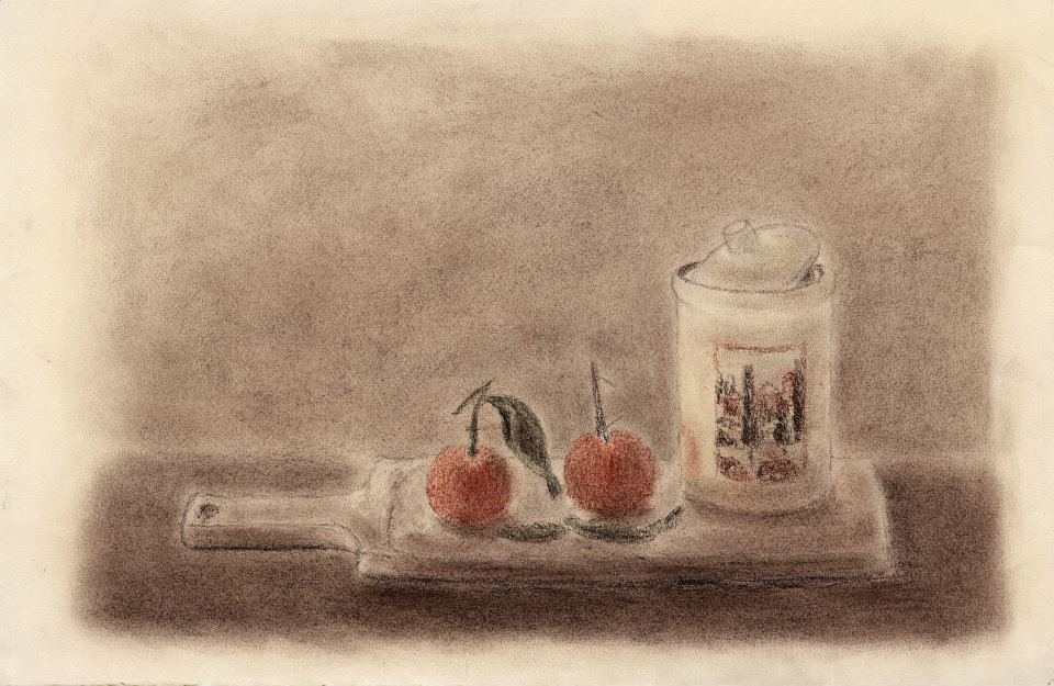 Мандарины и сахарница