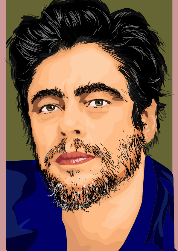 красавчик Benicio Del Toro