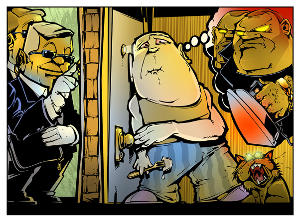 "Коллекторы" - серия иллюстраций в Businesweek