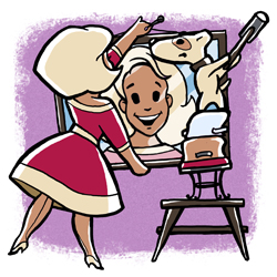 Первый портрет, конкурс "вконтакте"