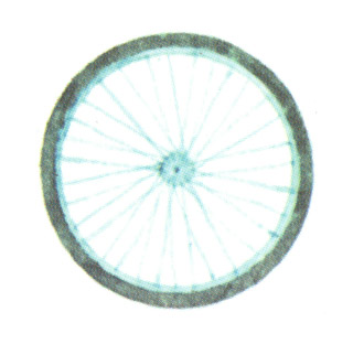 акварель "колесо"