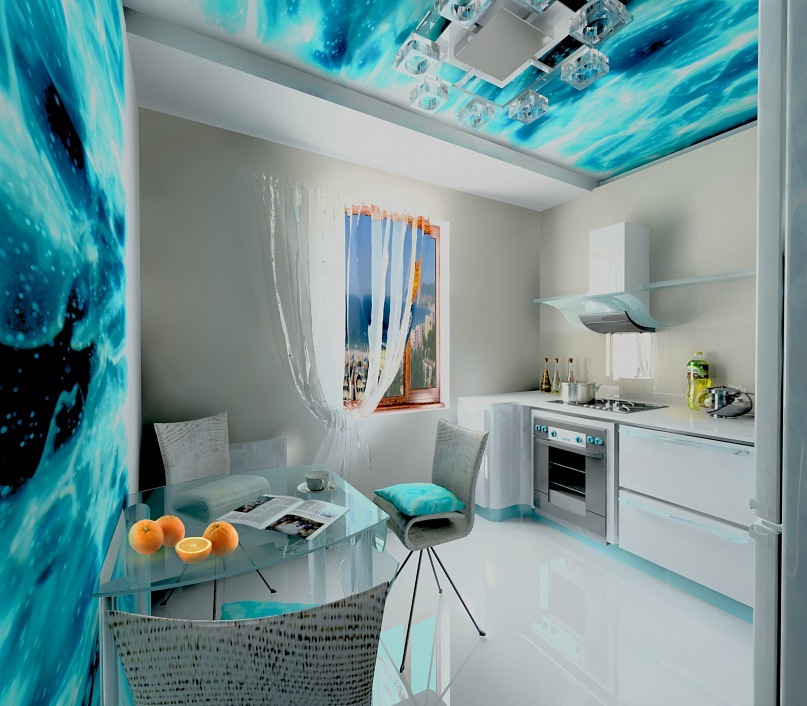 Дизайн проект квартиры. Кухня.1.