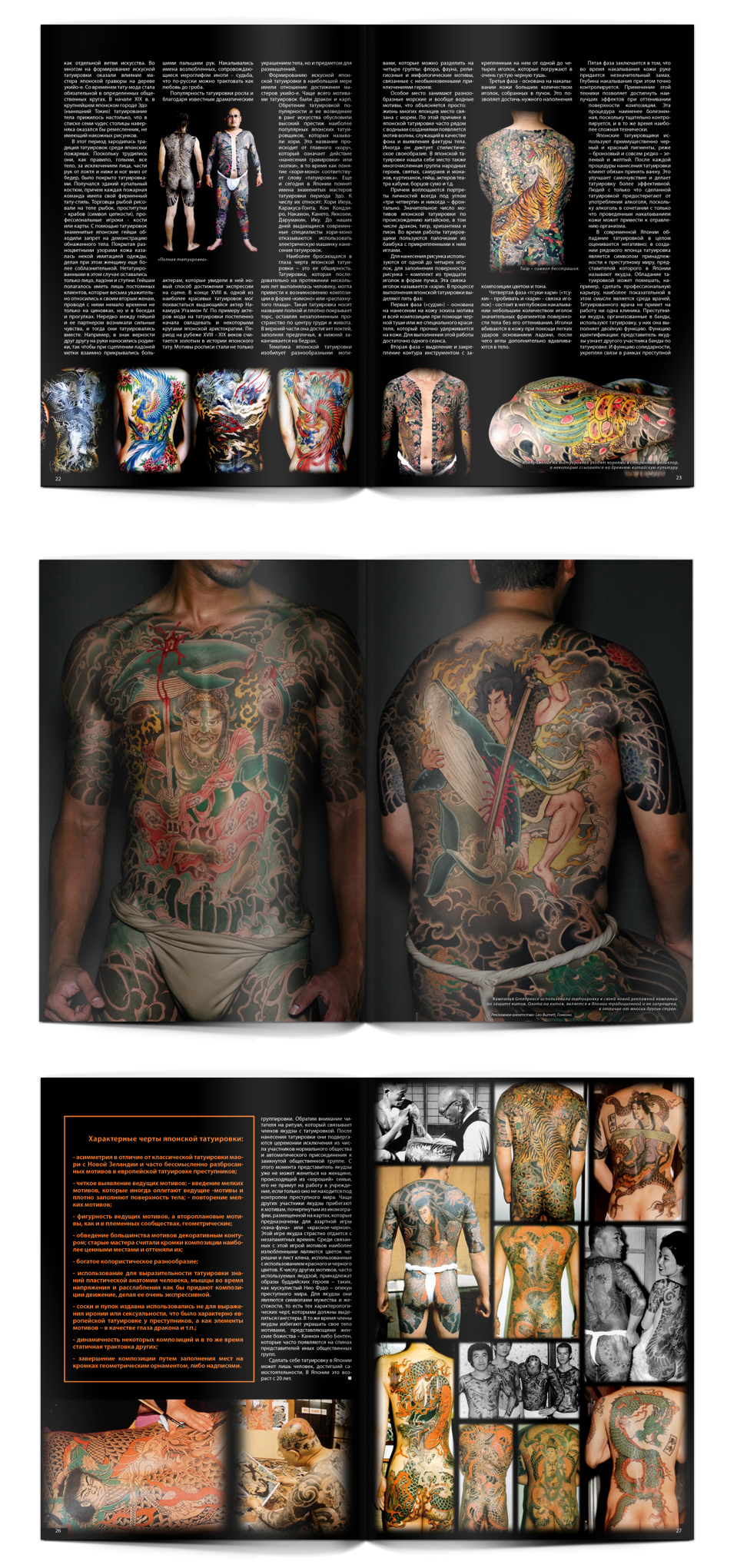 Вёрстка журнала "Black ink" (ч.4)