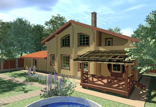 Дом из бруса