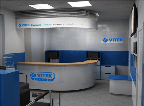 интерьер сервисного центра "Витек"