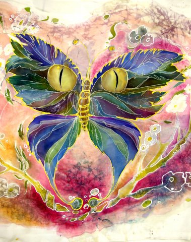 батик....можно на иллюстрации..на что угодно...(СОТ,Ноутбук,майку...)