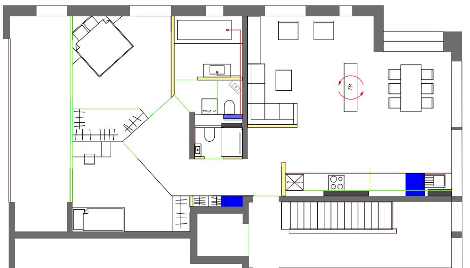 планировочное решение для дома