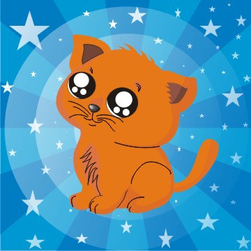 Рыжий котенок