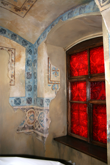 декоративная роспись по стенам в ресторане "А.Ф. Кони"