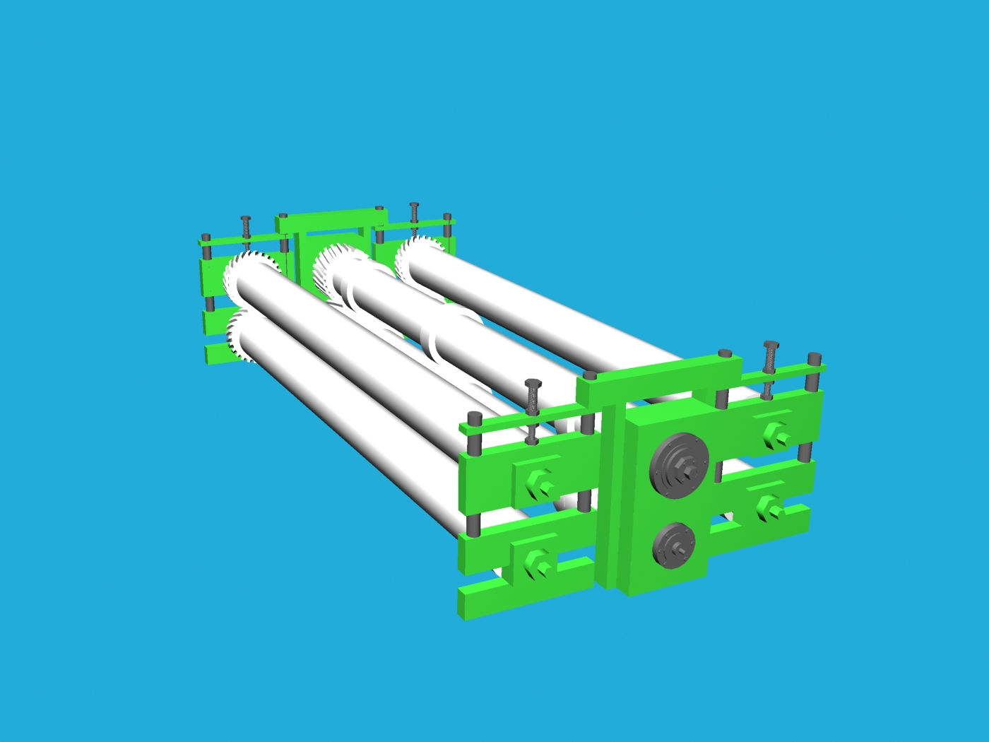 Летучие барабанные ножницы