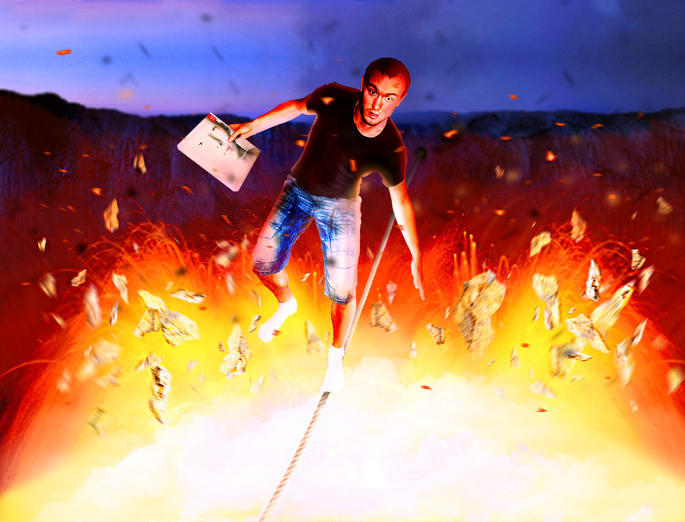 Готов перейти через вулкан