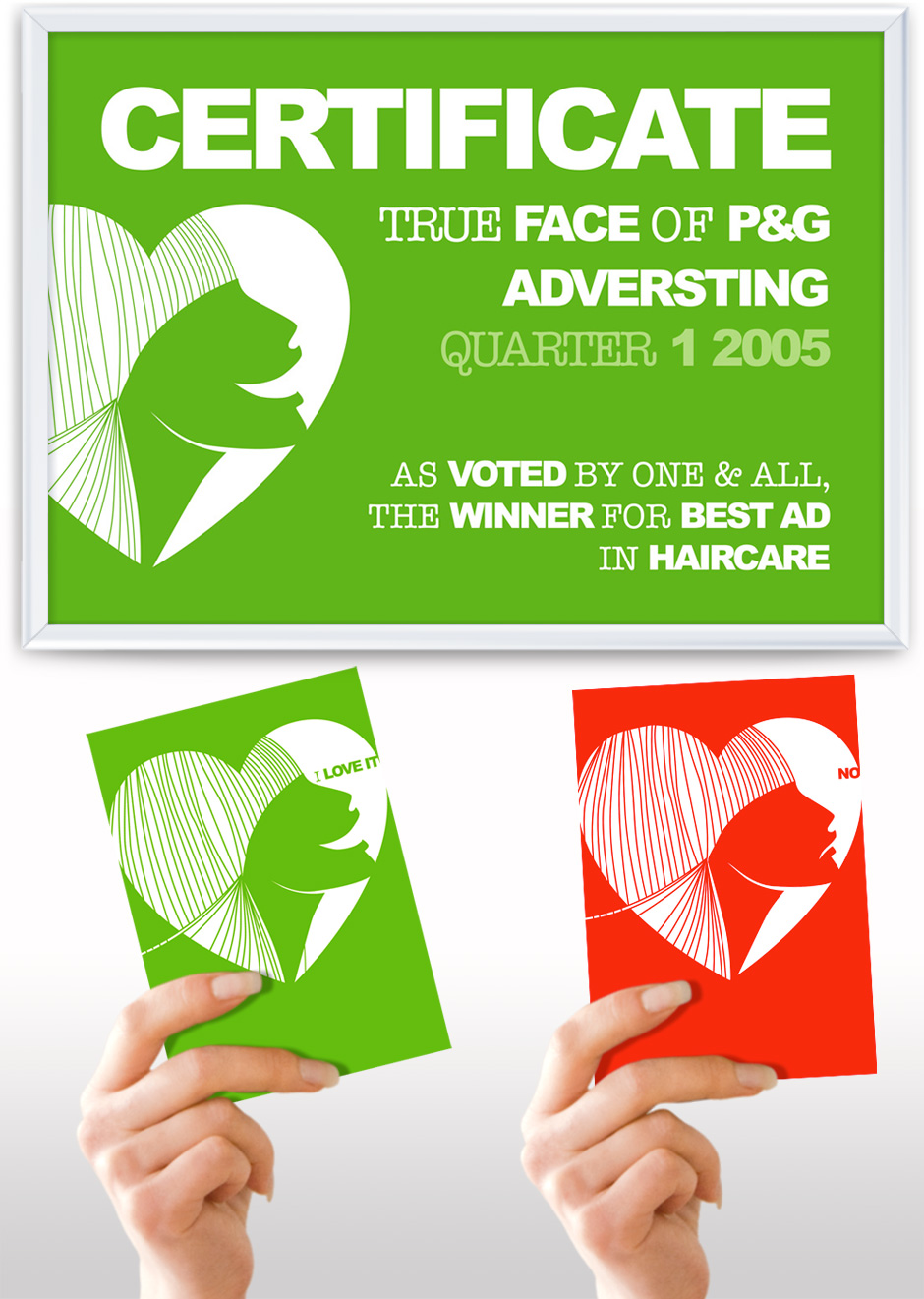 Сертификат и карточки голосования "